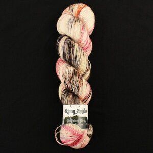 Hedgehog Fibres Skinny Singles Yarn Merino Wool Hand-Dyed Film Noir